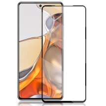 Защитное стекло AMORUS Full Glue Tempered Glass для Xiaomi 11T / 11T Pro - Black: фото 1 из 10