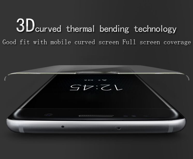 Защитное стекло IMAK 3D Full Curved для Samsung Galaxy S8 Plus (G955) - Gold: фото 4 из 11