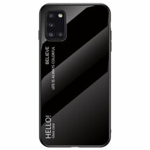 Захисний чохол Deexe Gradient Color для Samsung Galaxy A31 (A315) - Black: фото 1 з 9