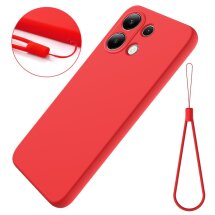 Захисний чохол Deexe Silicone Case для Xiaomi Redmi Note 13 - Red: фото 1 з 7