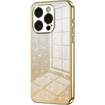 Захисний чохол Deexe Sparkles Cover для Apple iPhone 15 Pro - Gold: фото 1 з 7