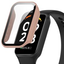 Защитный чехол Deexe Watch Case для Xiaomi Mi Smart Band 8 Active / Redmi Smart Band 2 - Pink: фото 1 из 7