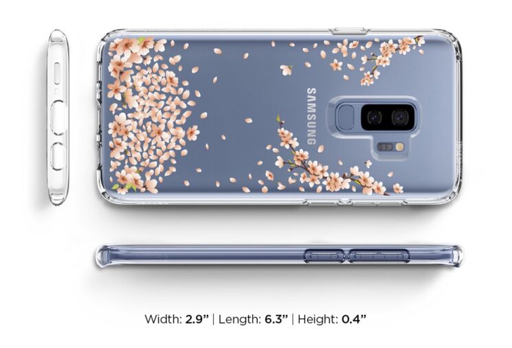 Защитный чехол Spigen SGP Liquid Crystal Blossom для Samsung Galaxy S9+ (G965) - Flower: фото 15 из 15