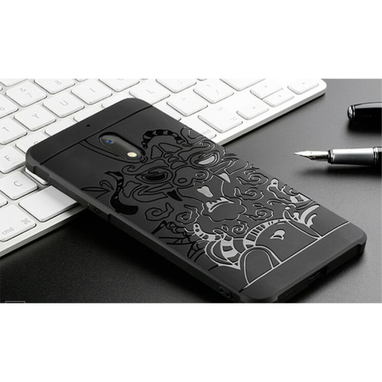 Захисний чохол UniCase Dragon Style для Nokia 3 - Black: фото 2 з 3