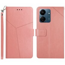Защитный чехол UniCase Lines Style для Xiaomi Redmi 13C / Poco C65 - Pink: фото 1 из 8