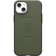 Захисний чохол URBAN ARMOR GEAR (UAG) Civilian MagSafe для Apple iPhone 15 Plus - Olive Drab: фото 1 з 10