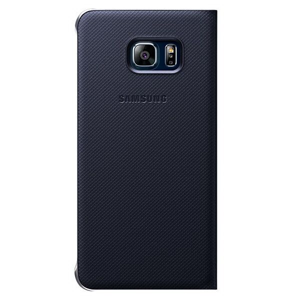 Чохол Flip Wallet для Samsung Galaxy S6 edge+ (EF-WG928PBEGWW) - Black: фото 4 з 5