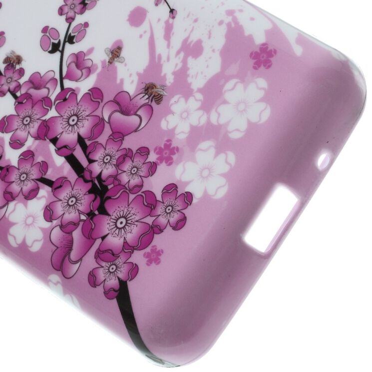 Силиконовая накладка Deexe Flower Pattern для Samsung Core 2 (G355) - Flower Pattern: фото 4 з 6