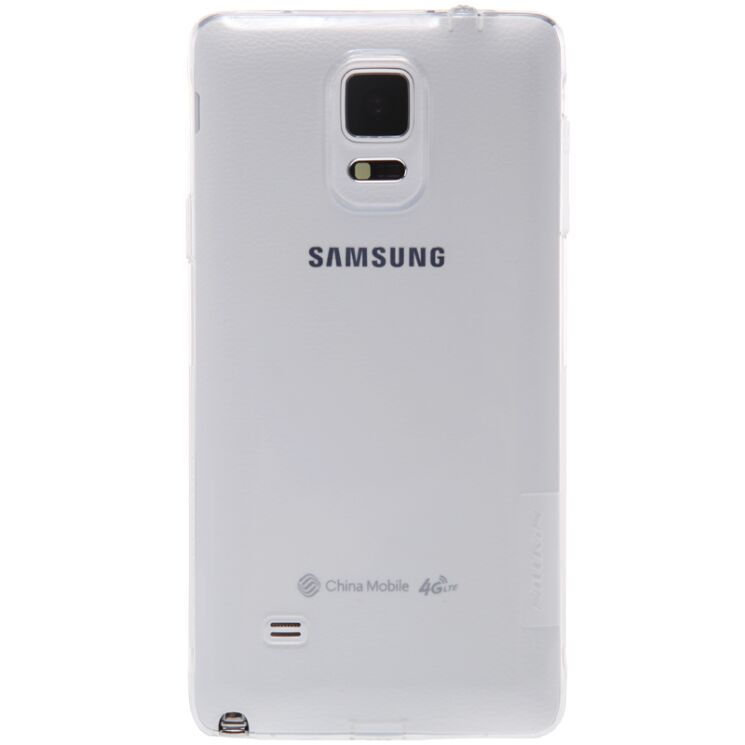 Силиконовая накладка NILLKIN Nature TPU для Samsung Galaxy Note 4 (N910) - White: фото 1 из 14