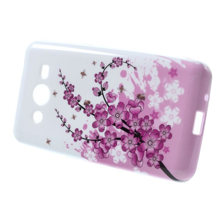 Силиконовая накладка Deexe Flower Pattern для Samsung Core 2 (G355) - Flower Pattern: фото 3 з 6