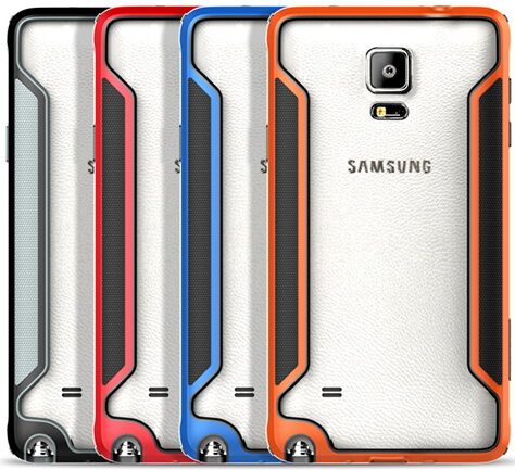 Защитный бампер NILLKIN Armor-Border Series для Samsung Galaxy Note 4 (N910) Orange: фото 6 из 16