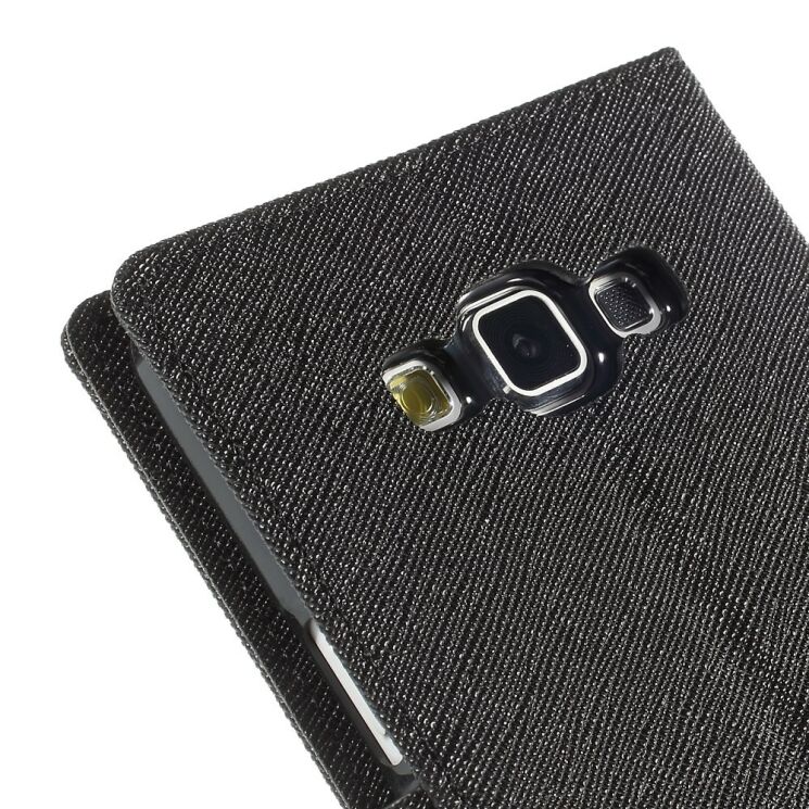 Чохол Mercury Fancy Diary для Samsung Galaxy A7 (A700) - Black: фото 10 з 11