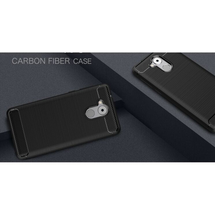 Захисний чохол UniCase Carbon для Huawei Honor C6 - Black: фото 2 з 9