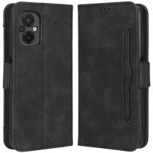 Чохол Deexe Wallet Stand для Xiaomi Poco M5 - Black: фото 1 з 8