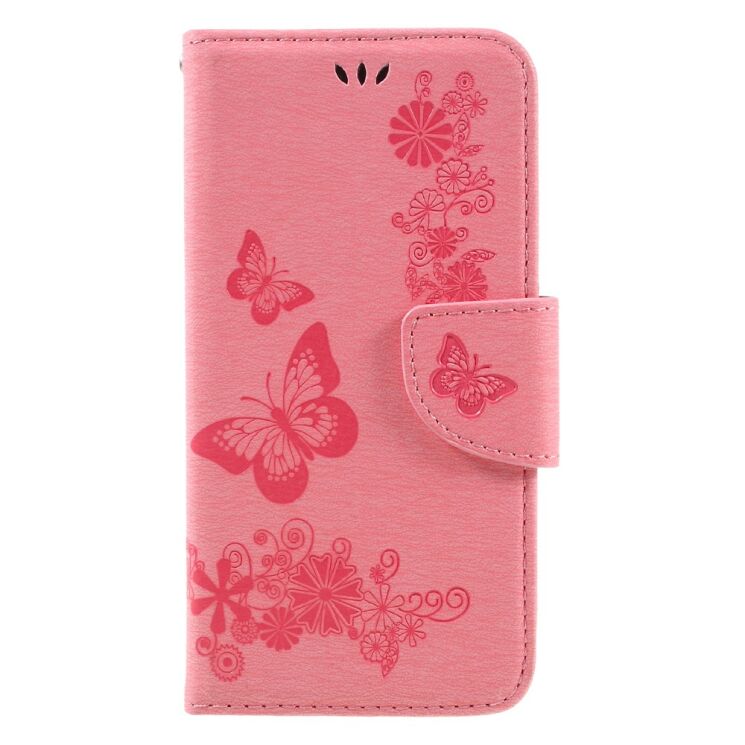 Чехол-книжка Deexe Butterfly Style для Huawei Y5 II - Pink: фото 3 из 11