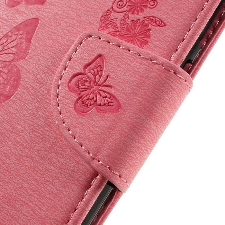 Чехол-книжка Deexe Butterfly Style для Huawei Y5 II - Pink: фото 9 из 11