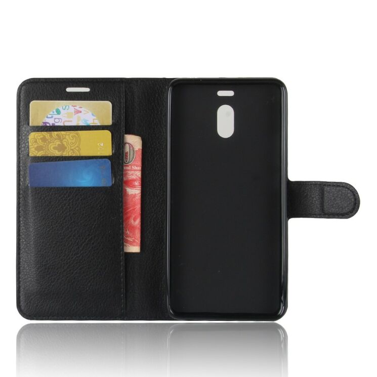 Чохол-книжка Deexe Wallet Style для Meizu M6 Note - Black: фото 3 з 6