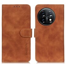 Чехол-книжка KHAZNEH Retro Wallet для OnePlus 11 - Brown: фото 1 из 7