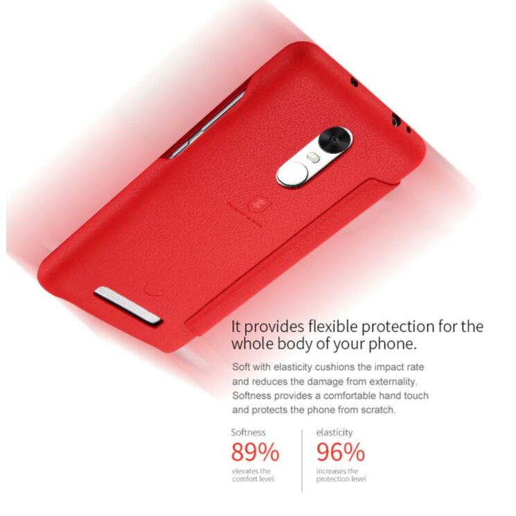 Чехол LENUO LeDream для Xiaomi Redmi Note 3 Pro Special Edition - Red: фото 8 из 14