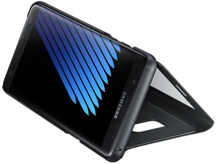 Чехол S View Standing Cover для Samsung Galaxy Note 7 EF-CN930PBEGRU - Black: фото 5 из 10