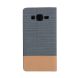 Чехол UniCase Cross Texture для Samsung Galaxy J5 (J500) - Dark Gray (110525DH). Фото 2 из 8