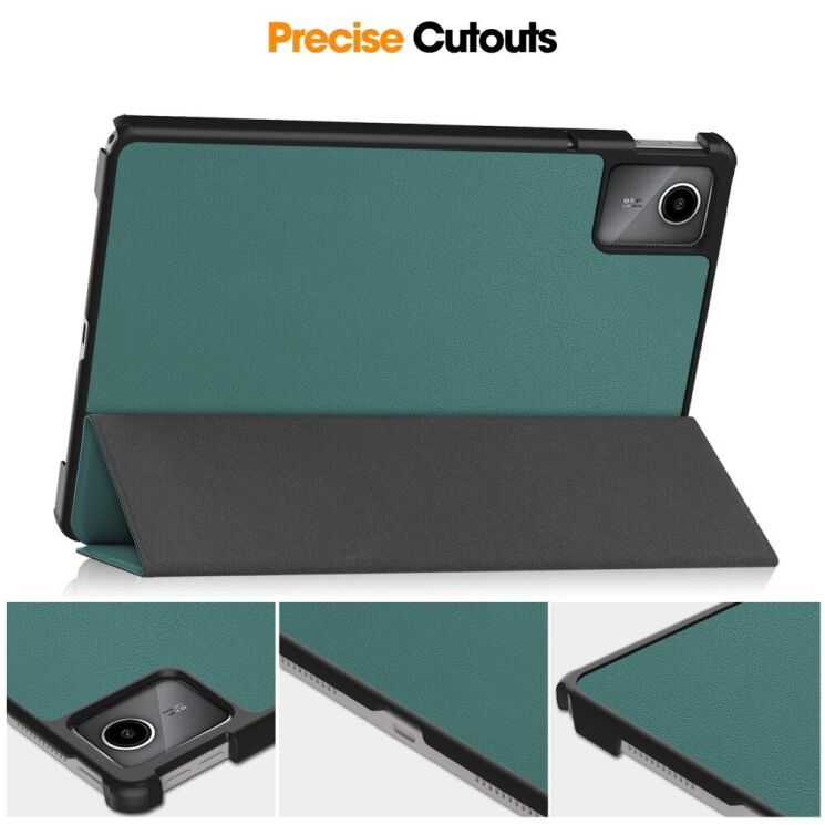Чехол UniCase Slim для Lenovo Tab M11 (TB330) / Xiaoxin Pad 2024 - Blackish Green: фото 8 из 10