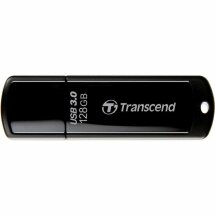 Флеш-накопичувач Transcend JetFlash 700 128GB USB 3.0 - Black: фото 1 з 4