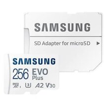 Карта пам’яті MicroSDXC Samsung 256GB EVO Plus C10 UHS-I + адаптер (MB-MC256KA/EU): фото 1 з 6