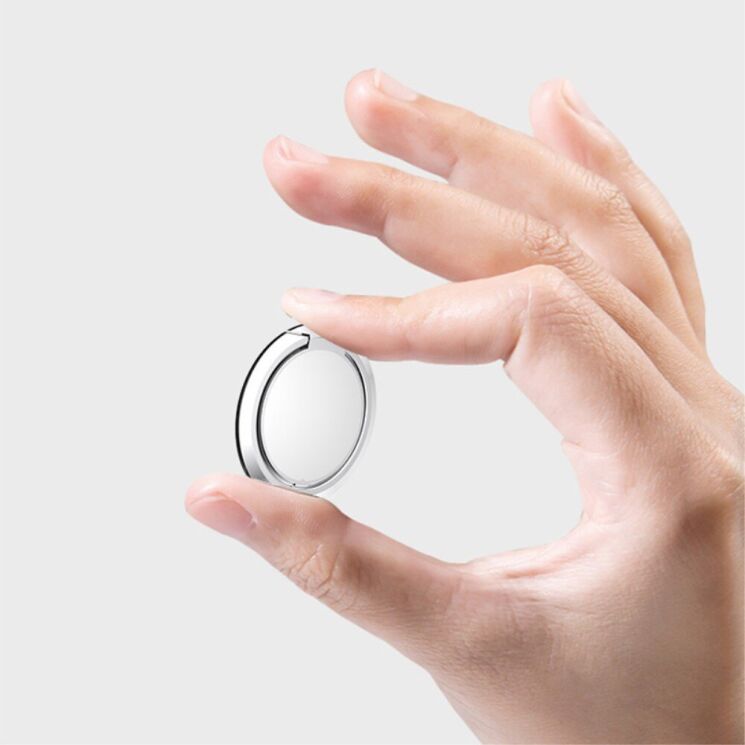 Кільце-тримач для смартфона Deexe Ultra-Thin Ring Holder - Silver: фото 6 з 9