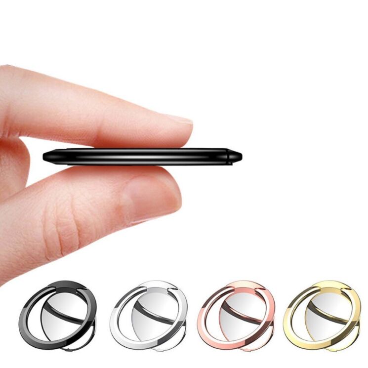 Кільце-тримач для смартфона Deexe Ultra-Thin Ring Holder - Silver: фото 8 з 9