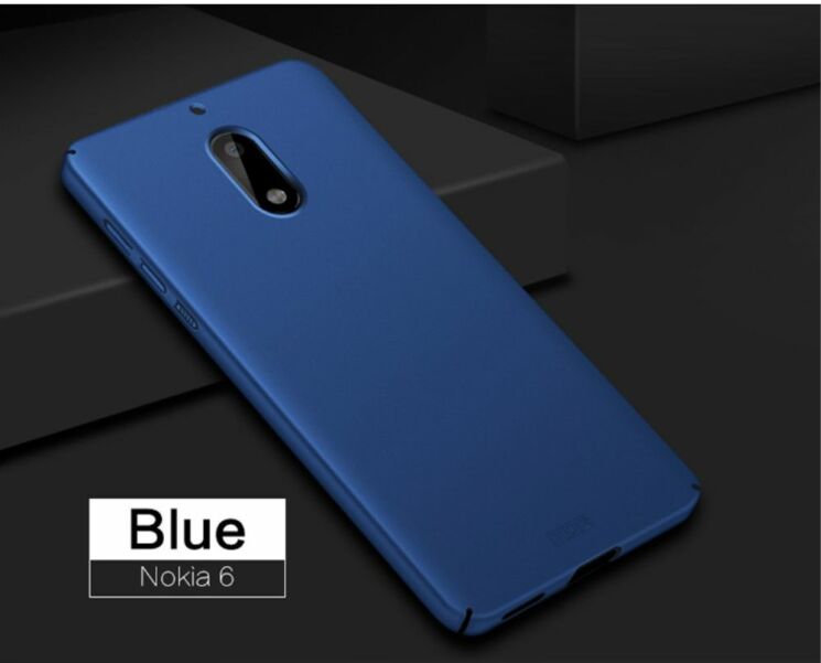 Пластиковый чехол MOFI Slim Shield для Nokia 6 - Blue: фото 2 из 10
