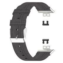 Ремешок Deexe Jeans Strap для Huawei Watch Fit - Dark Grey: фото 1 из 5