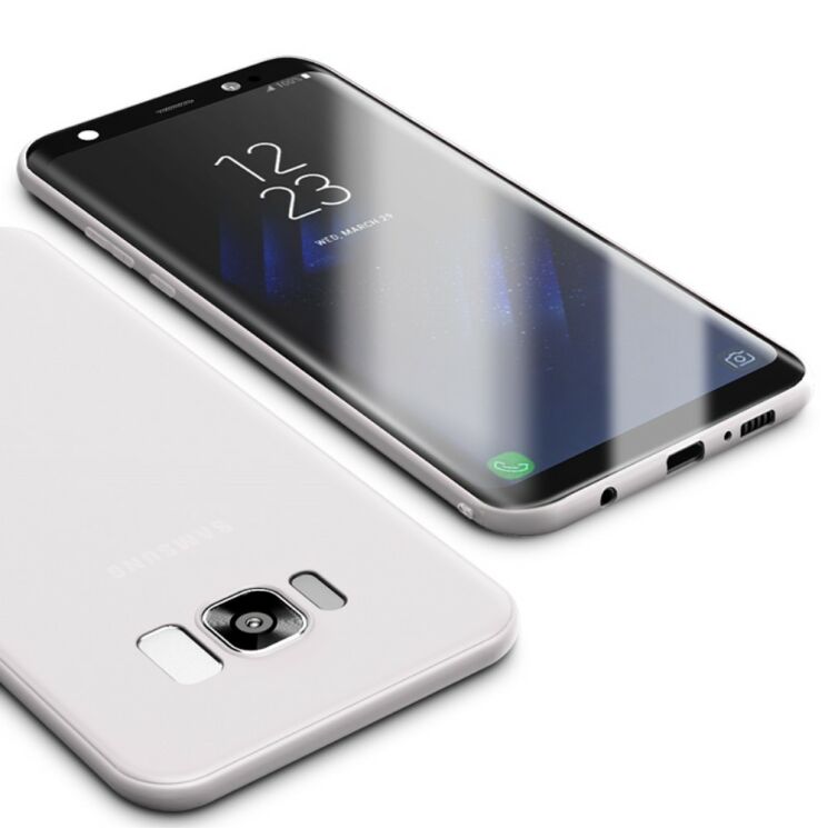 Силіконовий чохол CAFELE Matte Case для Samsung Galaxy S8 (G950) - White: фото 1 з 2