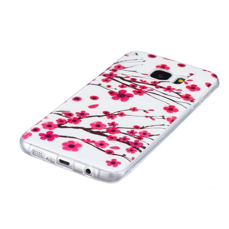 Силіконовий (TPU) чохол Deexe LumiCase Samsung Galaxy S7 edge (G935) - Cherry Blossom: фото 3 з 6