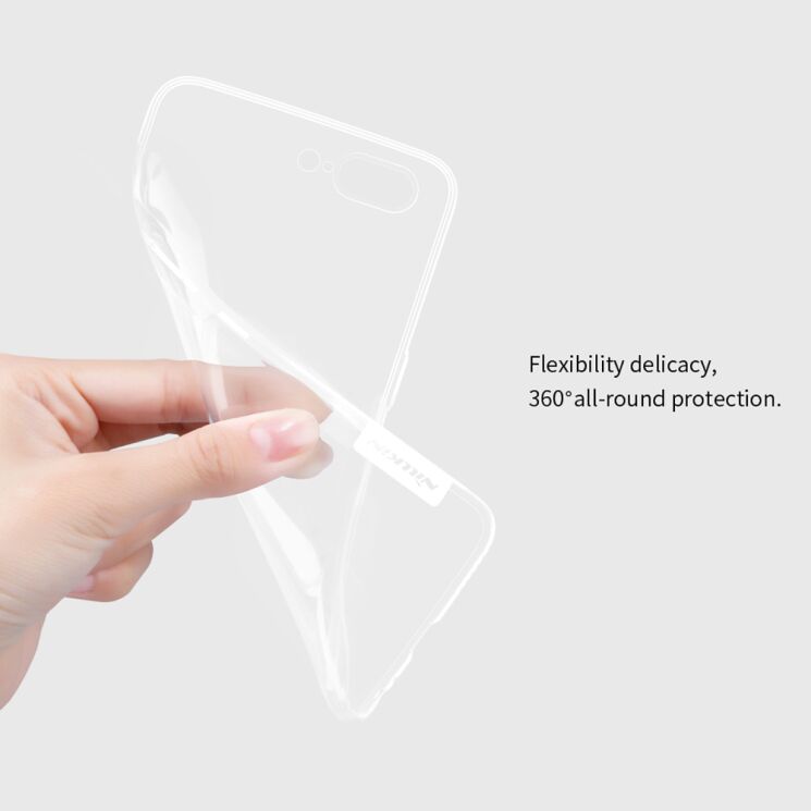 Силіконовий (TPU) чохол NILLKIN Nature чохол для OnePlus 5 - Gray: фото 12 з 13