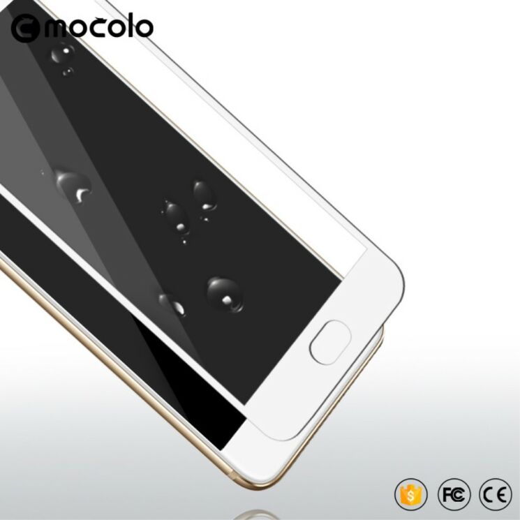 Захисне скло MOCOLO 3D Silk Print для Meizu Pro 6 - White: фото 5 з 6