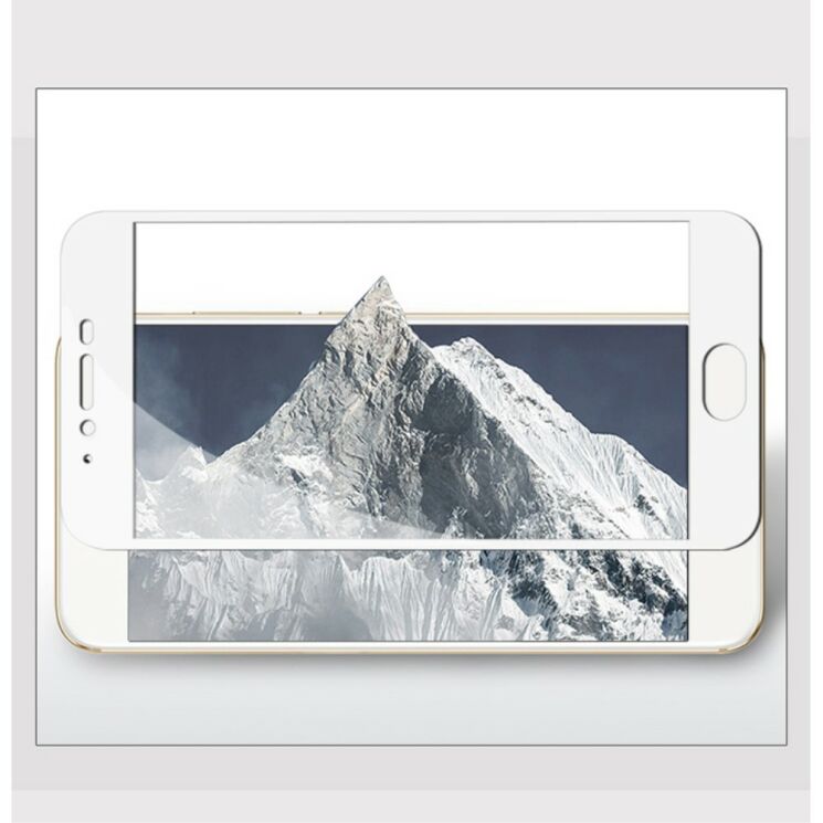 Защитное стекло MOCOLO 3D Silk Print для Meizu Pro 6 - White: фото 6 из 6