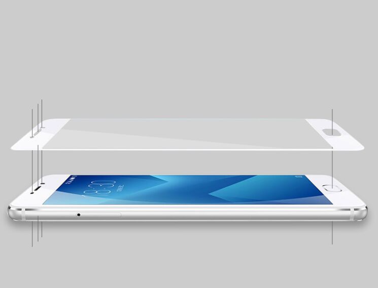 Захисне скло T-Phox 3D Full Protect для Meizu M5s - White: фото 3 з 5