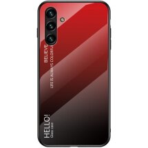 Захисний чохол Deexe Gradient Color для Samsung Galaxy A13 5G - Red: фото 1 з 12