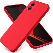 Защитный чехол Deexe Silicone Case для Motorola Moto G54 / G54 Power - Red: фото 1 из 8
