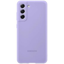 Защитный чехол Silicone Cover для Samsung Galaxy S21 FE (G990) EF-PG990TVEGRU - Lavender: фото 1 из 5