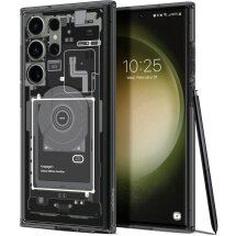 Захисний чохол Spigen (SGP) Ultra Hybrid Zero One для Samsung Galaxy S23 Ultra (S918) - Black: фото 1 з 17