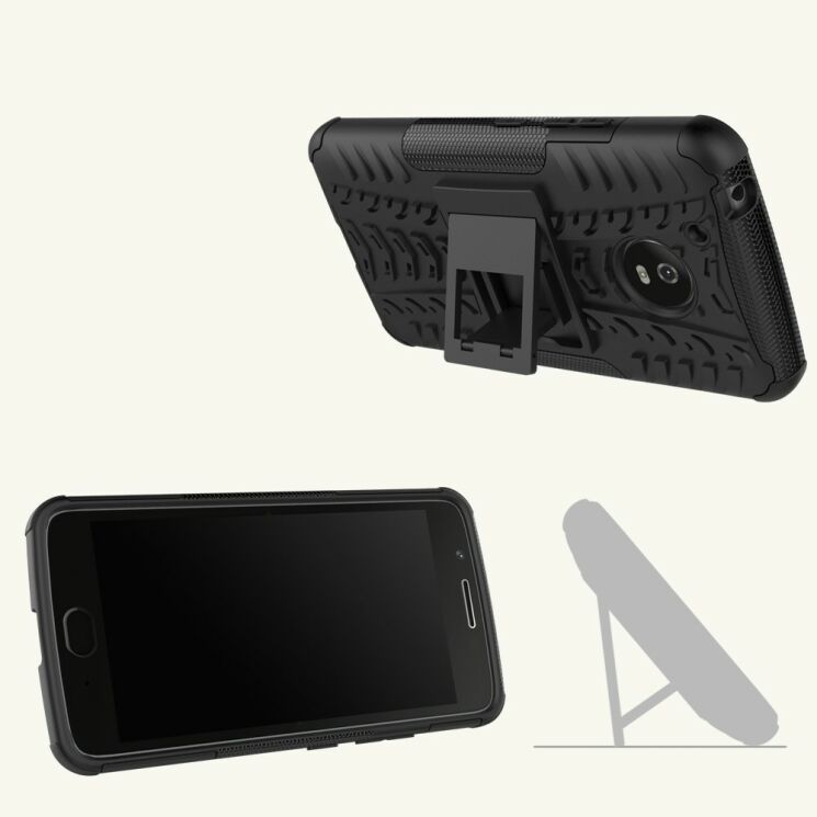 Защитный чехол UniCase Hybrid X для Motorola Moto G5 - Black: фото 10 из 10