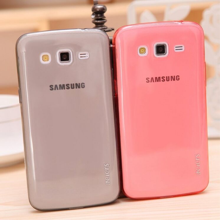 Силиконовая накладка Leiers Thin Ice Series 0.5mm для Samsung Galaxy Grand 2 (G7102) - Red: фото 4 з 10