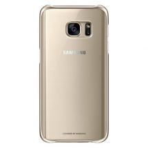 Накладка Clear Cover для Samsung Galaxy S7 (G930) EF-QG930CFEGRU - Gold: фото 1 з 6