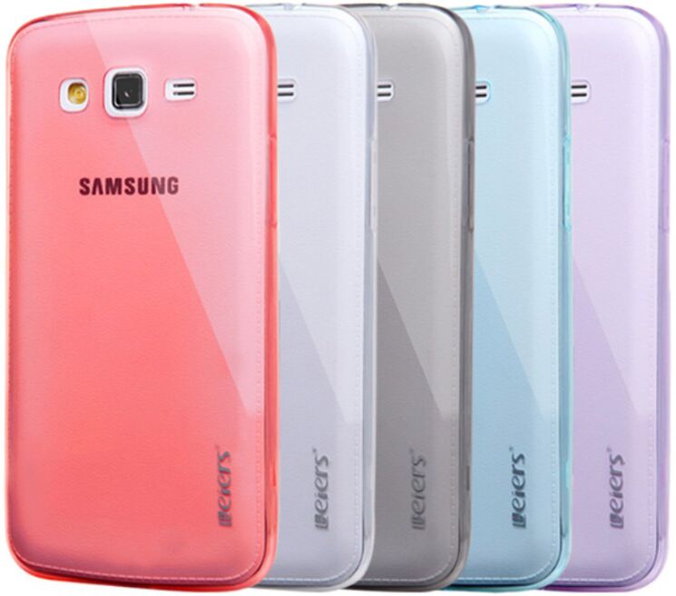 Силиконовая накладка Leiers Thin Ice Series 0.5mm для Samsung Galaxy Grand 2 (G7102) - Red: фото 3 из 10