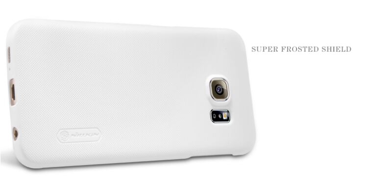 Пластиковая накладка NILLKIN Frosted Shield для Samsung Galaxy S6 edge (G925) - White: фото 11 з 16
