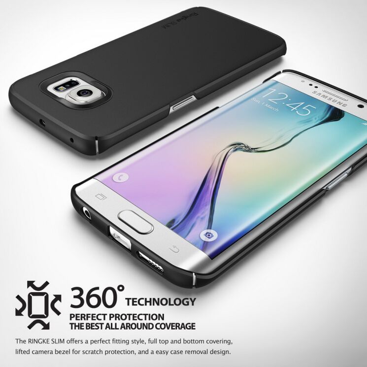 Чехол Ringke SLIM для Samsung Galaxy S6 edge (G925) - Transparent: фото 4 из 6