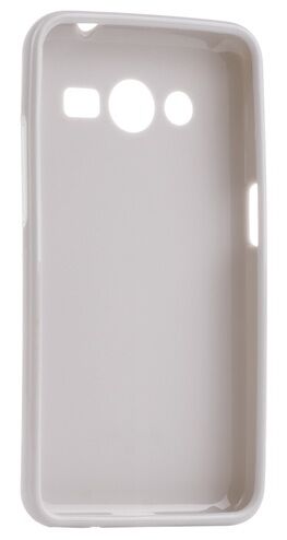 Силиконовая накладка Melkco Poly Jacket для Samsung Galaxy Core 2 (G355) - Gray: фото 2 з 5