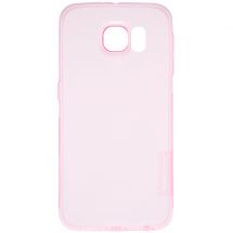 Силиконовая накладка Nillkin 0.6mm Nature TPU для Samsung Galaxy S6 (G920) - Pink: фото 1 из 13